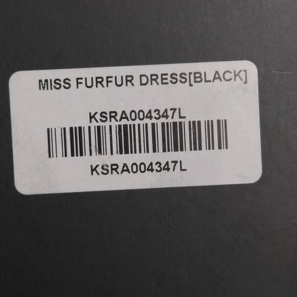 Killstar Womens Miss FurFur Fit & Flare Dress Black Skull Mini Velvet Goth L New - Picture 13 of 15